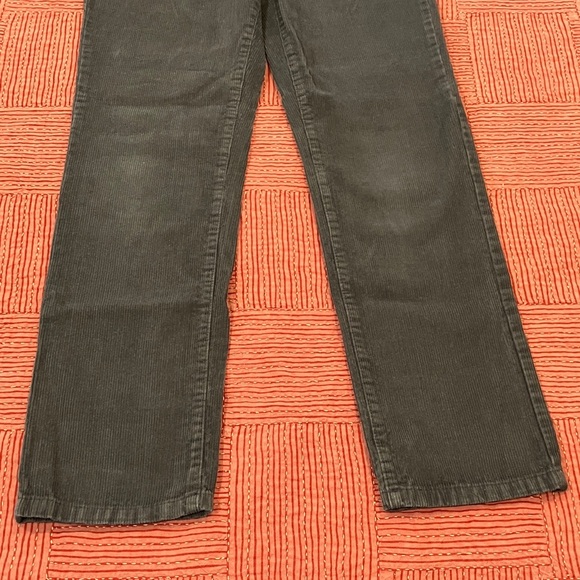 Boys size 14 Dark Gray Corduroy Pants - light FADE at knees - Picture 2 of 14